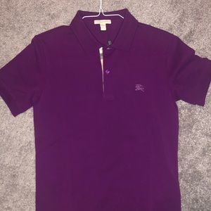 Brand new Purple XS Burberry Polo